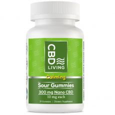 CBD Living - Broad Spectrum CBD Gummies - Sour - 10mg CBD per gummy / 30 count